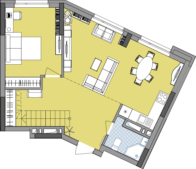 3-кімнатна