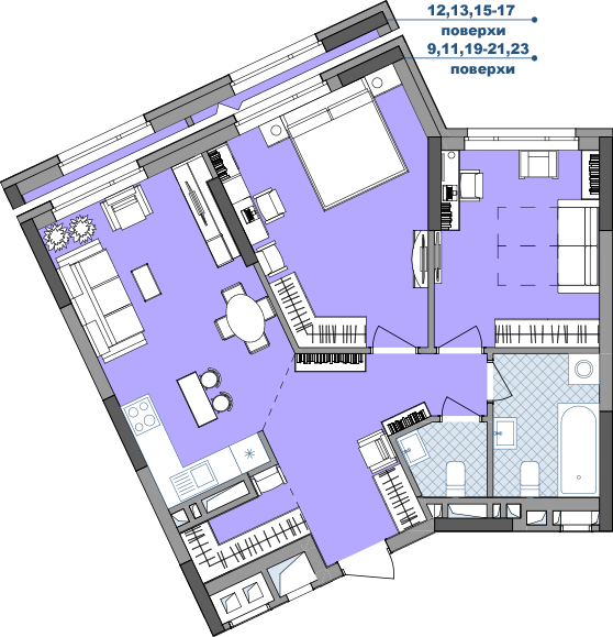 2-кімнатна